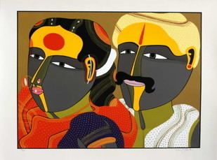 Thota Vaikuntam Thota Vaikuntam Famous Indian Artist Thota Vaikuntam Paintings