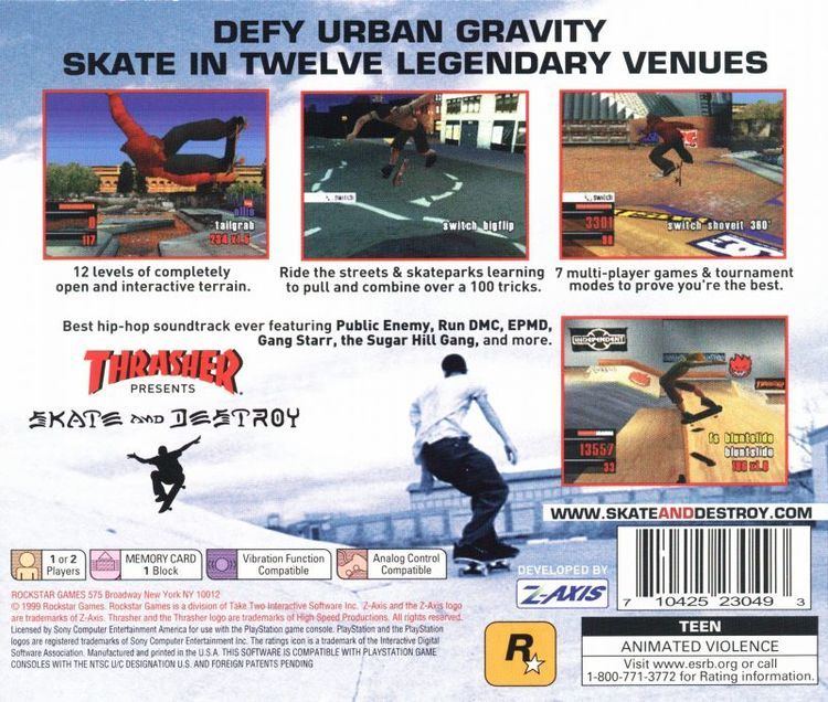 Thrasher Presents Skate and Destroy wwwmobygamescomimagescoversl185985thrasher