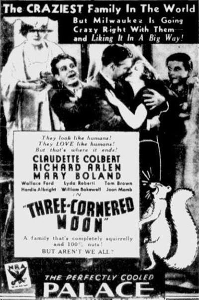 Three Cornered Moon 1933