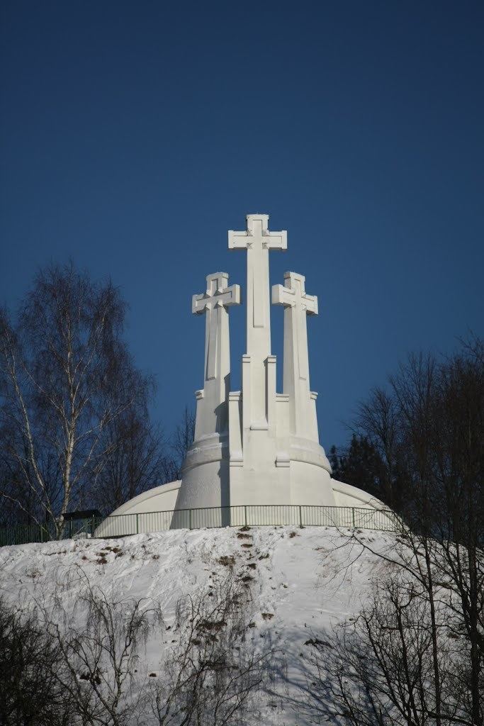 Three Crosses Panoramio Photo of Vilnius Trys kryiai