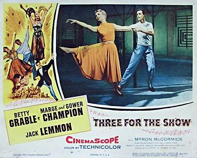 THREE FOR THE SHOW 1955 starring Betty Grable with Emil Sitka