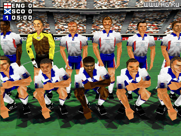 Three Lions (video game) 90s Football on Twitter quotEngland line up on the Three Lions video