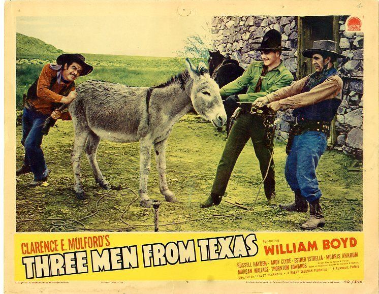 THREE MEN FROM TEXAS 1940 William Boyd pictured Russell
