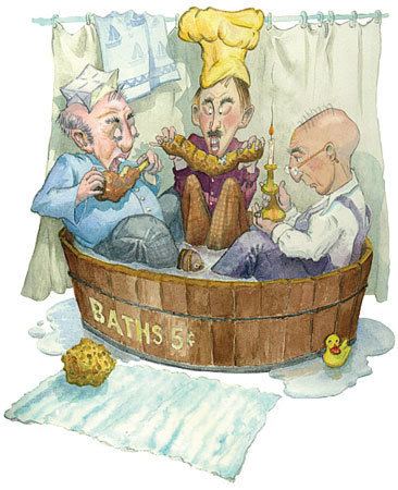 Three men in a tub The Dabbler