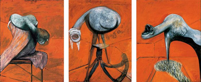 Three Studies for Figures at the Base of a Crucifixion Francis Bacon quotThree Studies for Figures at the Base of a