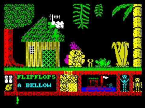 Three Weeks in Paradise Three Weeks in Paradise 128K Walkthrough ZX Spectrum YouTube