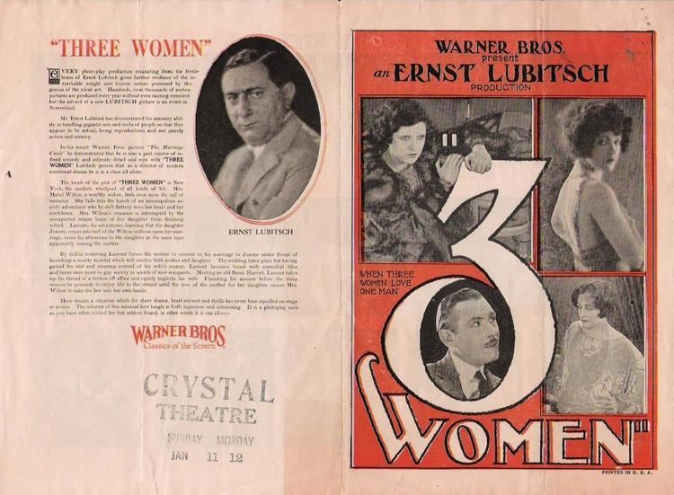 Three Women (1924 film) httpsimagesnasslimagesamazoncomimagesMM