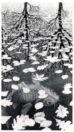 Three Worlds (Escher) Welcome to the Mind of Escher Biography Page