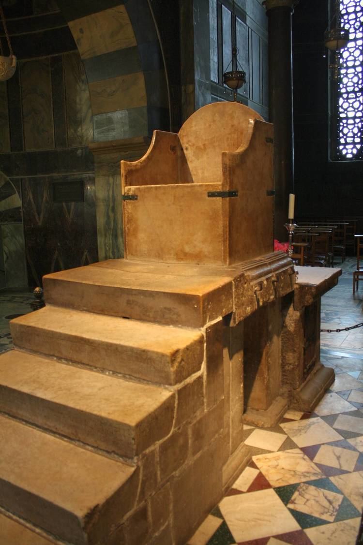 Throne of Charlemagne Throne of Charlemagne in Aachen Until 1531 it served as the