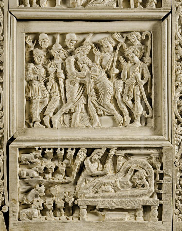 The Life of Christ, carvings at the back of the Throne of Maximian.