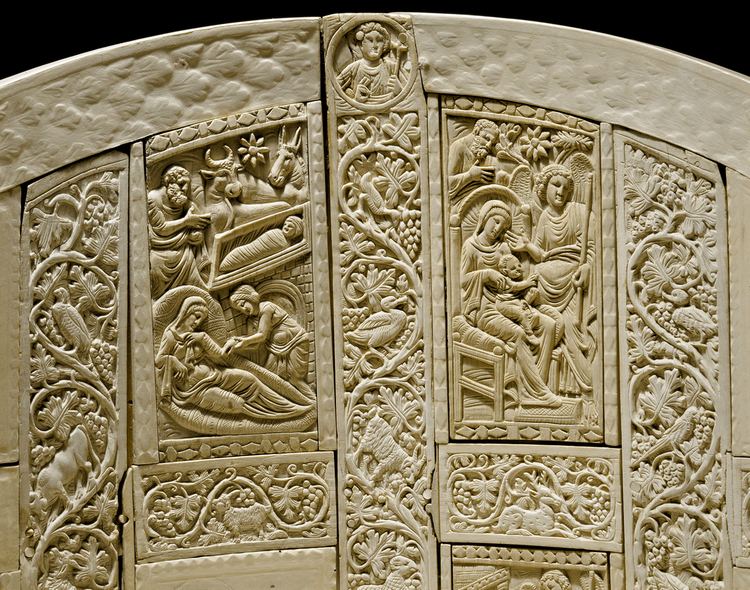 Carvings on the sides of the Throne of Maximian include scenes of the Story of Joseph from the Book of Genesis.