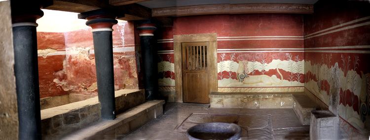 Throne Room, Knossos Knossos Barbarism and CivilizationBarbarism and Civilization
