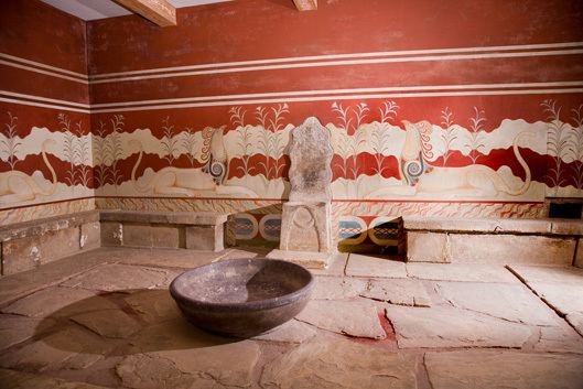 Throne Room, Knossos Historic Images of the Greek Bronze Age The Metropolitan Museum of Art