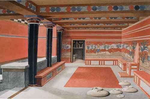 Throne Room, Knossos KnossosThe West Wing