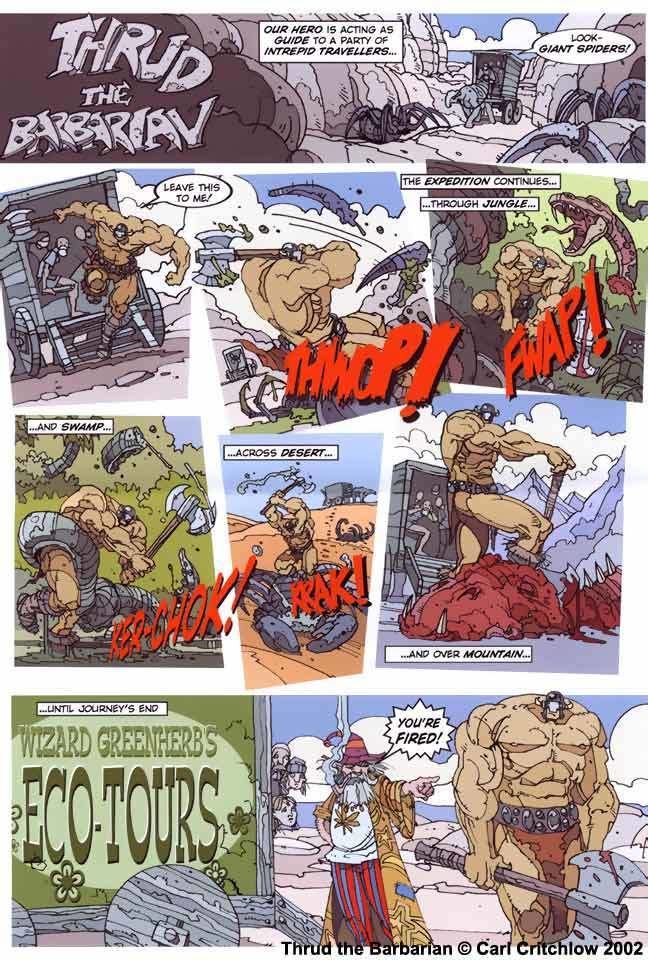 Thrud the Barbarian BBC Cult Presents 2000AD and British comics lt TAG title TAGgt