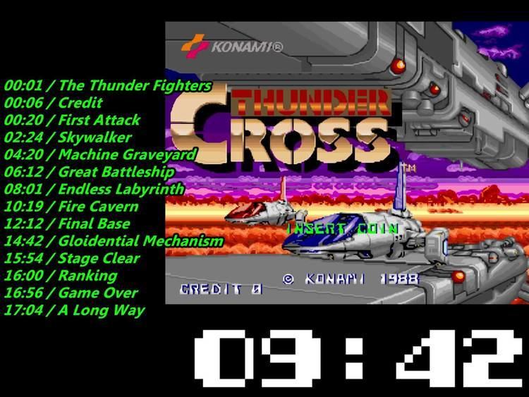 Thunder Cross (video game) Konami Thunder Cross Soundtrack YouTube