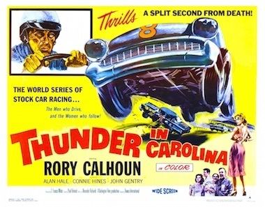 THUNDER IN CAROLINA DVD 1960 Movie on DVD Stock car racing Chevy