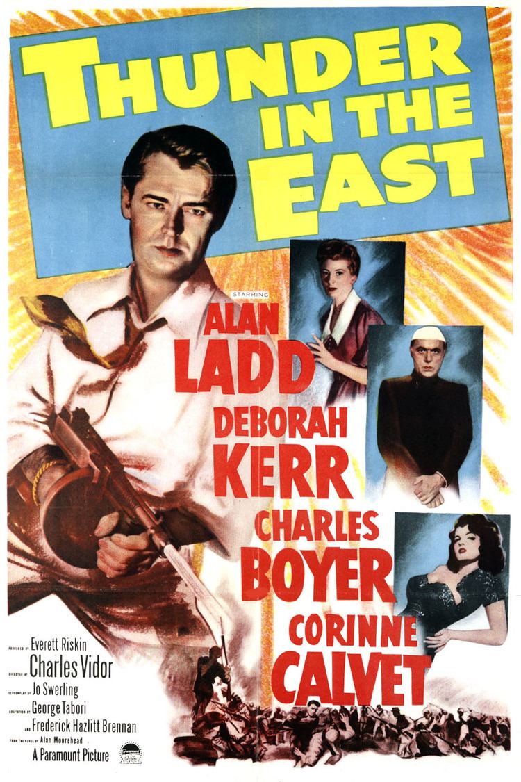 Thunder in the East (1952 film) wwwgstaticcomtvthumbmovieposters38107p38107