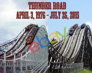 Thunder Road (roller coaster) THUNDER ROAD roller coaster 19762015 photo CAROWINDS Amusement Park