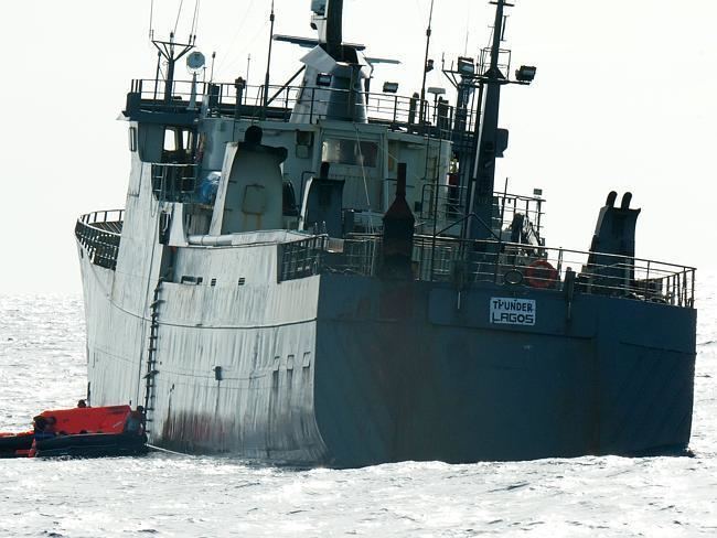 Thunder (ship) 6th April 2015 Illegal toothfish vessel Thunder sinks Coalition