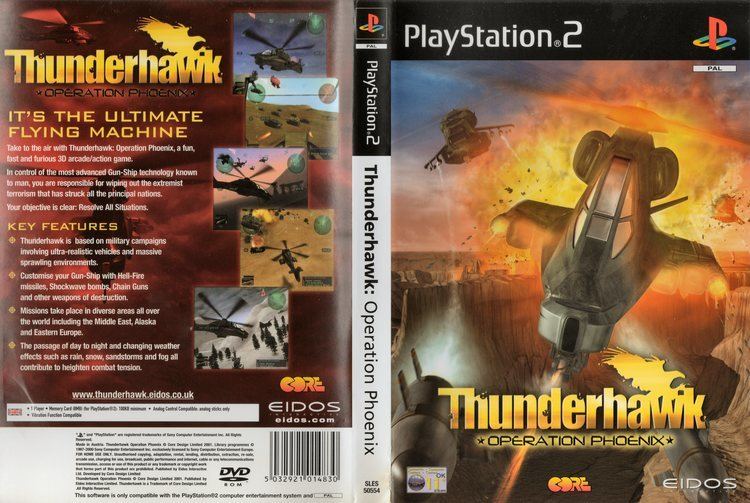 Thunderhawk: Operation Phoenix Thunderhawk Operation Phoenix Cover Download Sony Playstation 2