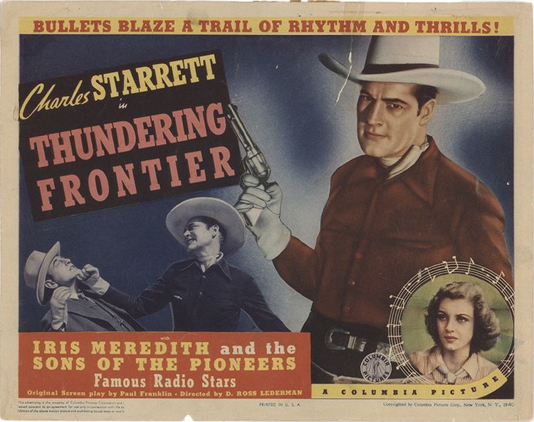 Thundering Frontier 1940 Original Movie Poster FFF35650 FFF