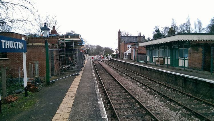 Thuxton railway station