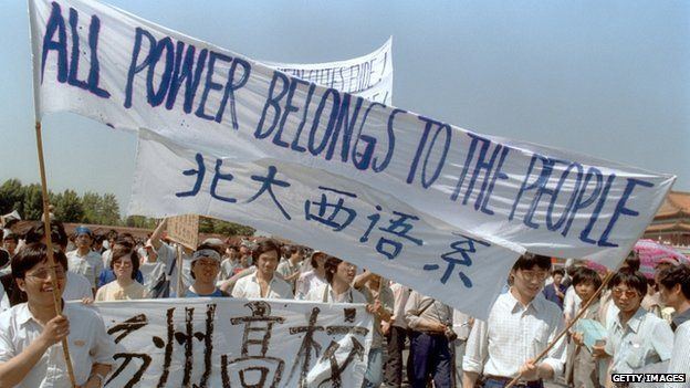 Tiananmen Square protests of 1989 Timeline Tiananmen protests BBC News