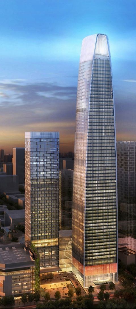 Tianjin Modern City Office Tower httpssmediacacheak0pinimgcom564x66e36d