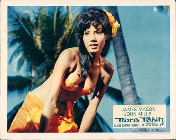 Tiara Tahiti Tahiti Lobby card with Rosenda Monteros