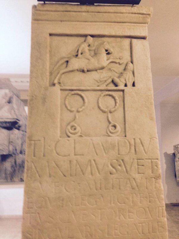Tiberius Claudius Maximus Paul Brummell on Twitter Copy of tombstone of Tiberius Claudius