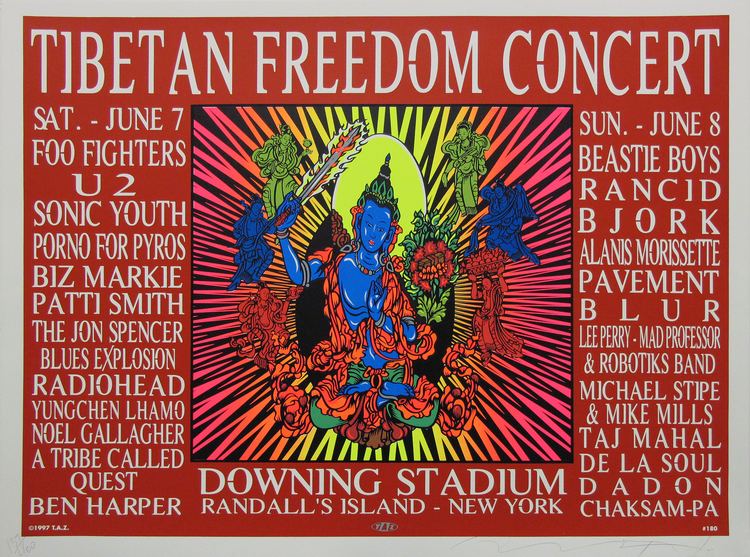 Tibetan Freedom Concert Tibetan Freedom Concert Poster Limited Runs