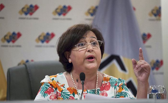 Tibisay Lucena CNE Sets Dates to Validate Recall Signatures Denounces Violence