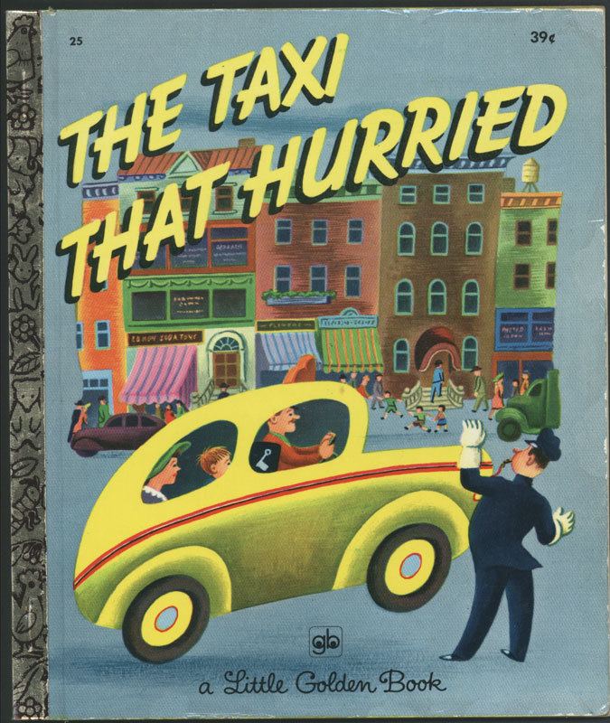 Tibor Gergely The Taxi that Hurried Little Golden Books Albert H