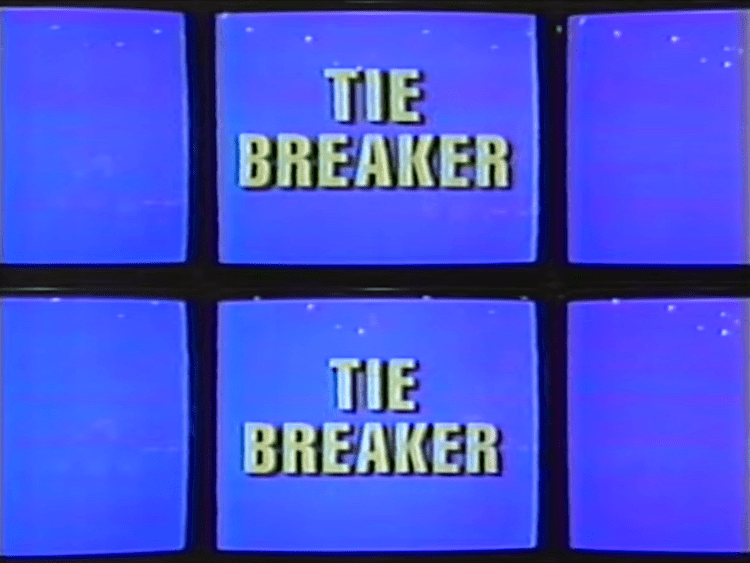 Tiebreaker The history of tiebreakers in tournament games The Final Wager