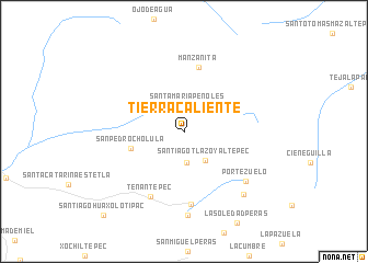 Tierra Caliente (Mexico) Tierra Caliente Mexico map nonanet