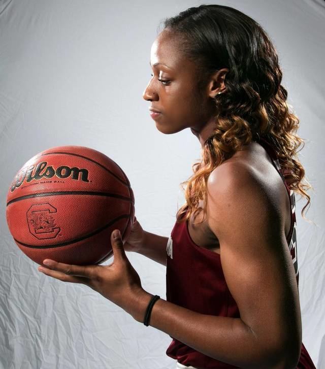 Tiffany Mitchell (basketball) Tiffany Mitchell USCs leader on and off the stat sheet The State