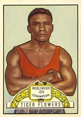 Tiger Flowers 1951 Topps Ringside Boxing Tiger Flowers 42 Boxing Other Card