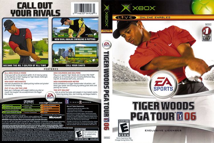 Tiger Woods PGA Tour 06 Tiger Woods PGA Tour 06 Cover Download Microsoft Xbox Covers The