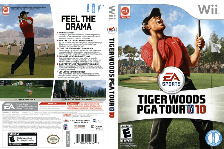 Tiger Woods PGA Tour 10 R9OE69 Tiger Woods PGA Tour 10