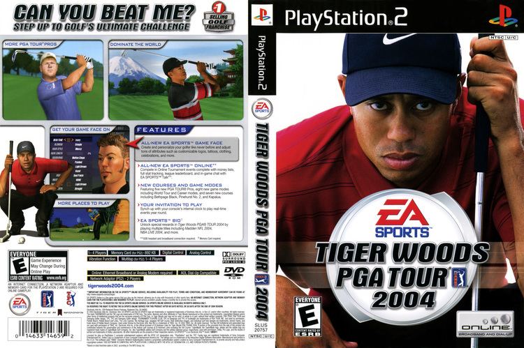 Tiger Woods PGA Tour 2004 Tiger Woods PGA Tour 2004 Cover Download Sony Playstation 2 Covers
