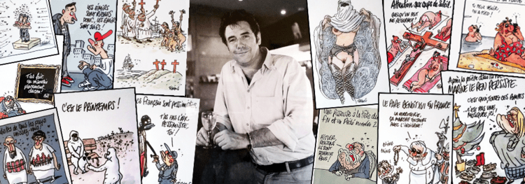 Tignous Remembrance exhibition for Charlie Hebdo cartoonist Tignous