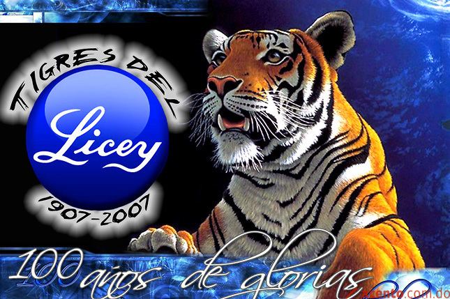 Tigres del Licey Felicidades a los Tigres del Licey y que retornen coronados de la