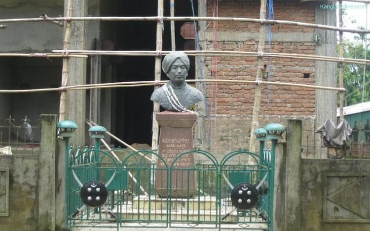 Tikendrajit Bir Tikendrajit Statue at Lakhipur Cachar Assam Heros of