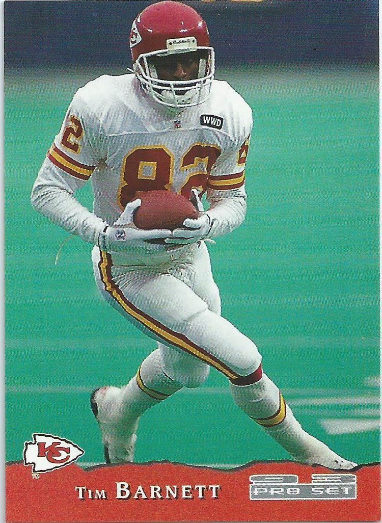 Tim Barnett (American football) KANSAS CITY CHIEFS Tim Barnett 205 Pro Set 1993 NFL Collectable