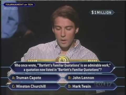 Tim Janus Tim Janus39 Million Dollar Question Who Wants to be a