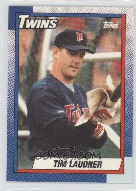 Tim Laudner 1990 Topps Box Set Base Collector39s Edition Tiffany