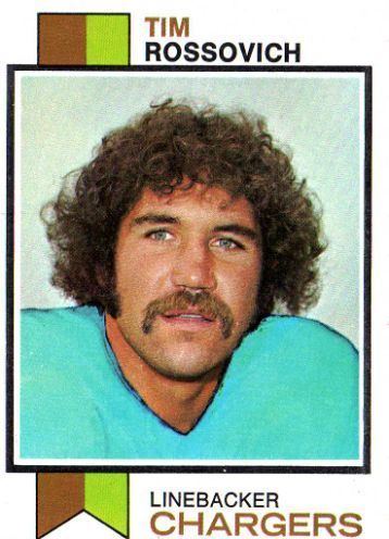 Tim Rossovich SAN DIEGO CHARGERS Tim Rossovich 403 TOPPS 1973 NFL