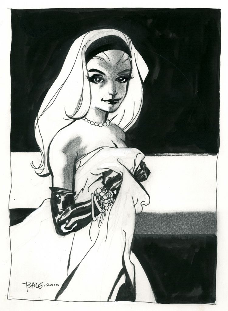 Tim Sale (artist) Gwen Stacy by Tim Sale in Carlos Simoess Spider Family Collection