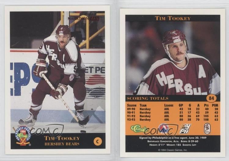 Tim Tookey 1994 Classic Pro Hockey Prospects 84 Tim Tookey Hershey Bears AHL